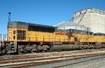 EMLX 8547, EMD SD90MAC-H, in storage on the KCS